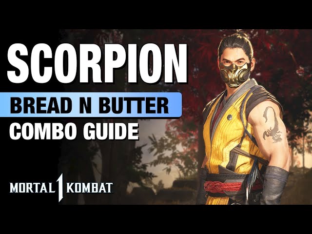 MK1: SCORPION Combo Guide - Bread N Butter + Step By Step - Mortal ...