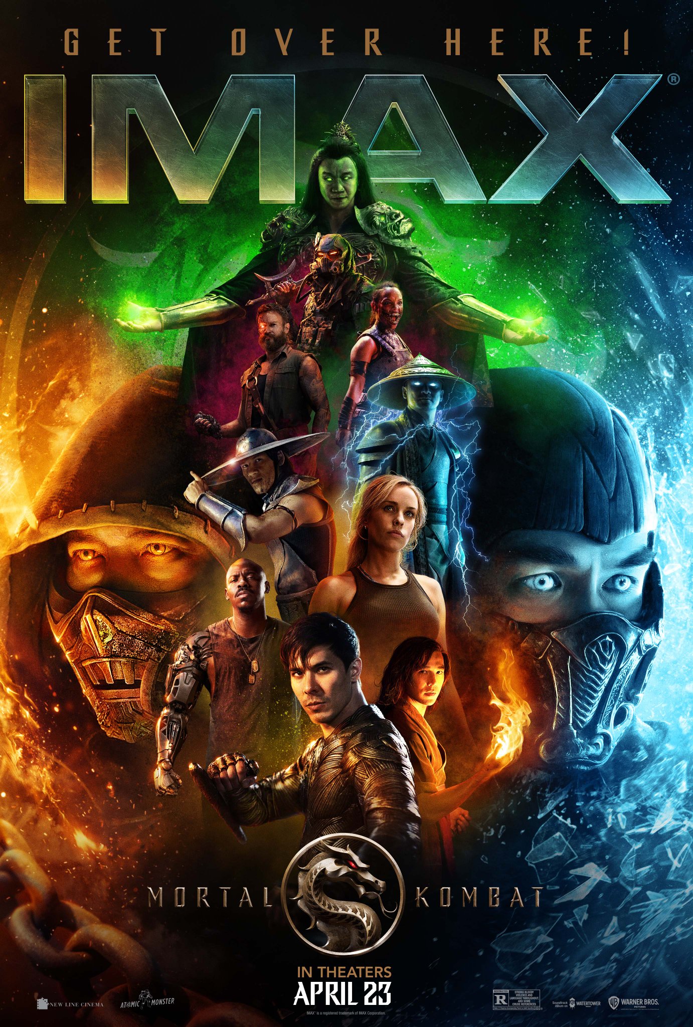 Official Mortal Kombat Imax Movie Poster Mortal Kombat Online 4094