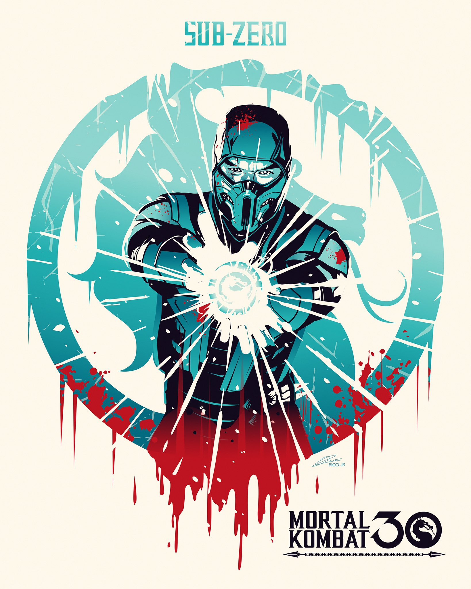 ArtStation - Mortal Kombat 2 30 anniversary Poster