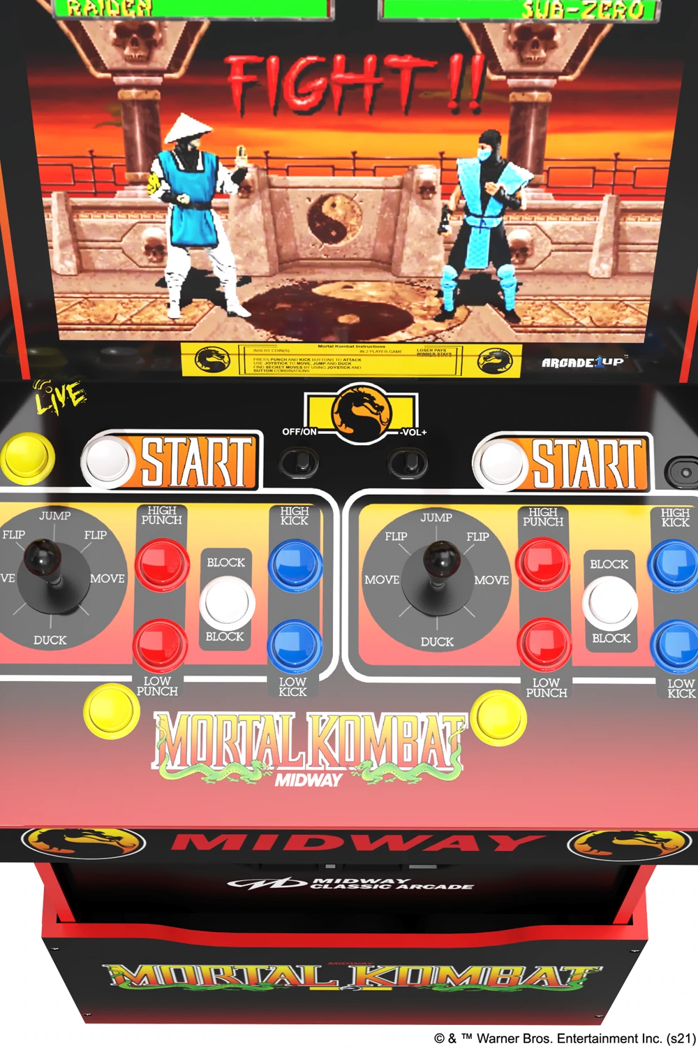 Midway Legacy Arcade Machine Mortal Kombat 30th Anniversary Edition