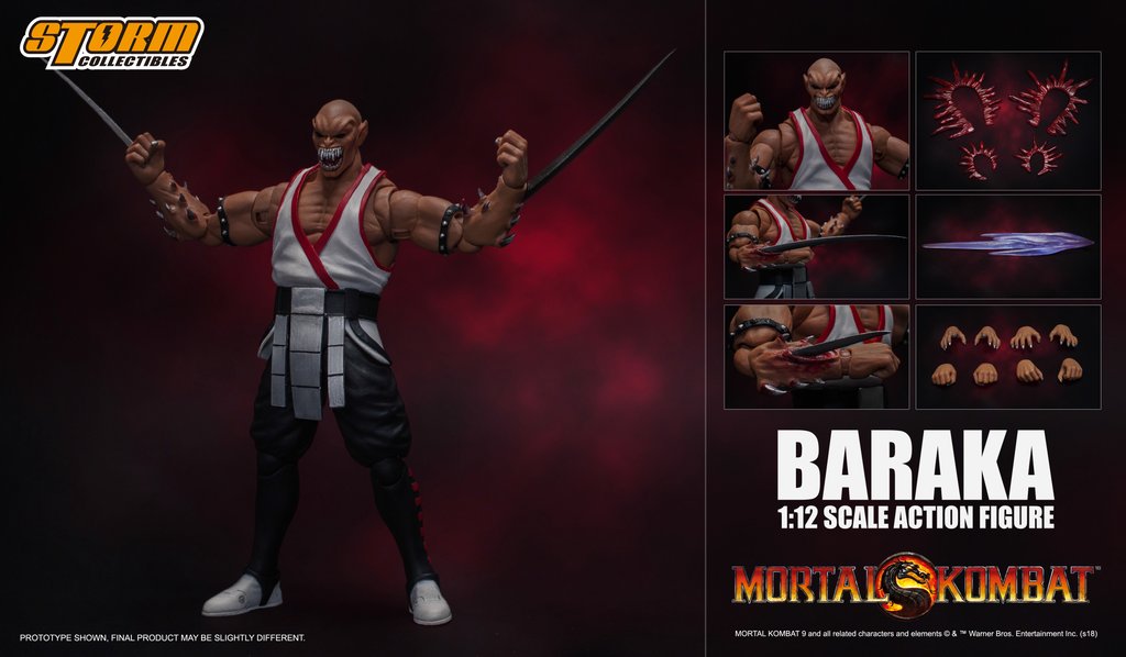 Baraka Mortal Kombat 2 Minifigure (artist rendition)