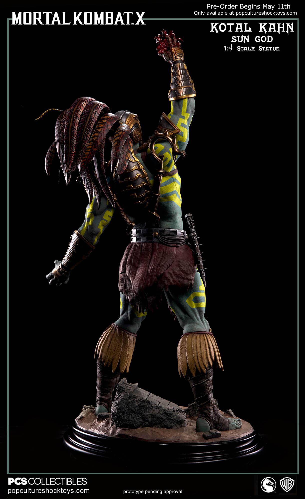 Pop Culture Shock] Mortal Kombat X: Kotal Kahn 1:4 scale