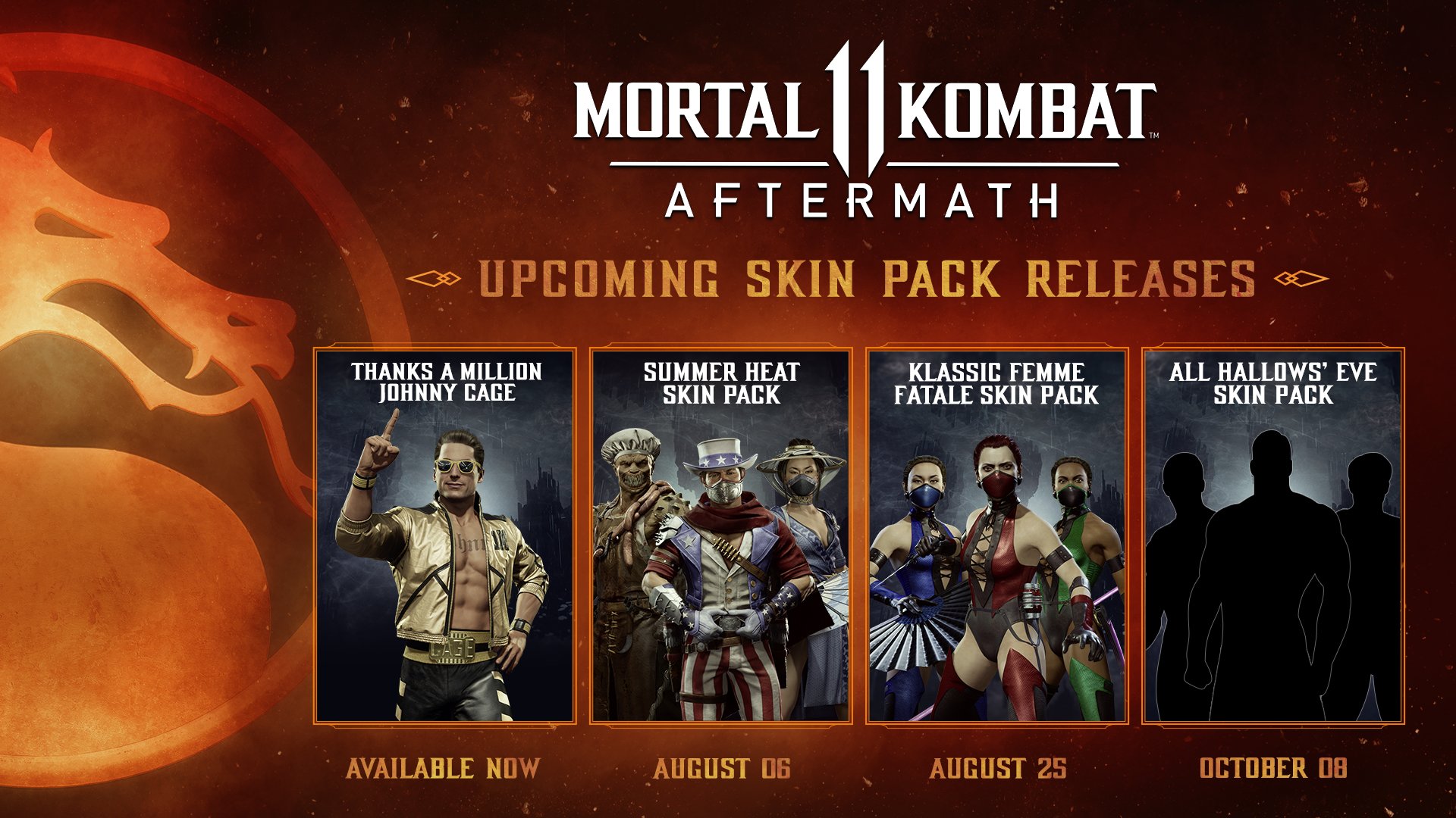 Mortal Kombat 11 DLC 'Klassic MK Movie Skin Pack' now available