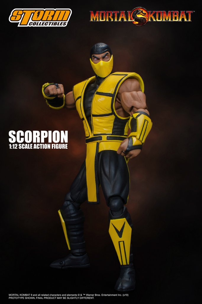 Mortal Kombat VS Series 1/12 Scale Scorpion (Fatality/Bloody Edition) Tease  From Storm Collectibles