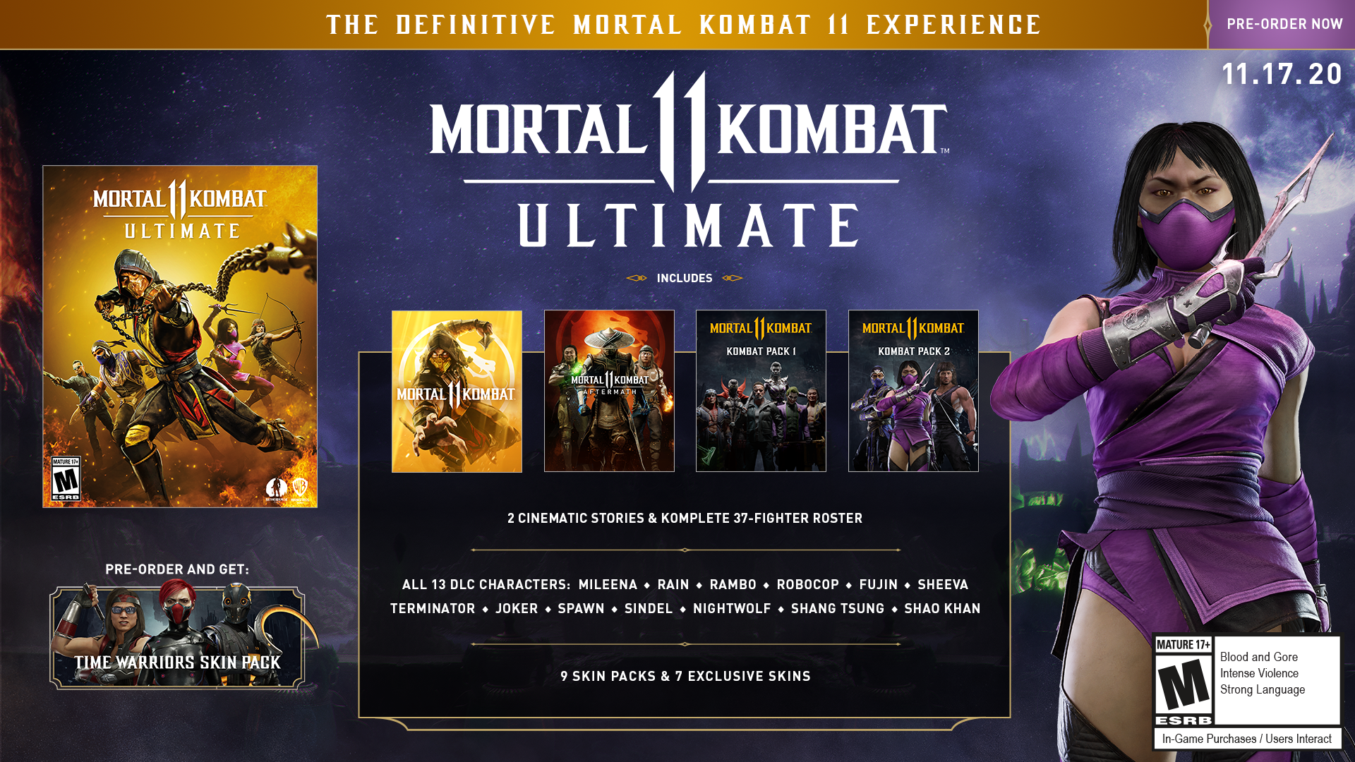 Video: Mortal Kombat 1 Kombat Pack roster reveal trailer - My Nintendo News