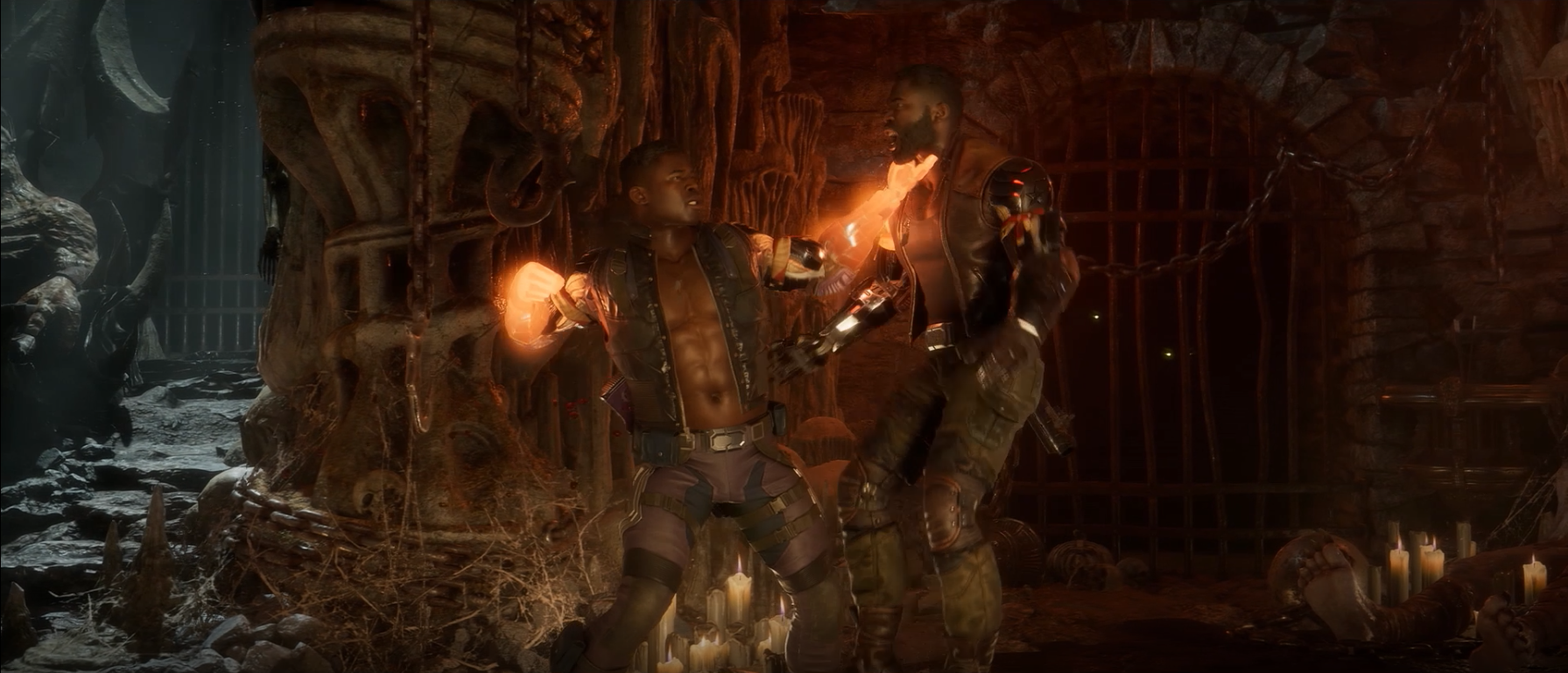 Johnny Kills Kano in New MK11 Screenshot - Mortal Kombat Online