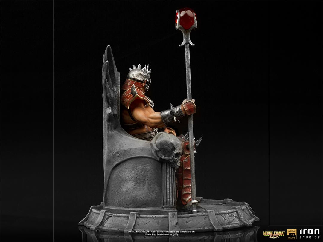 Mortal Kombat: una statua per Shao Kahn da Iron Studios –