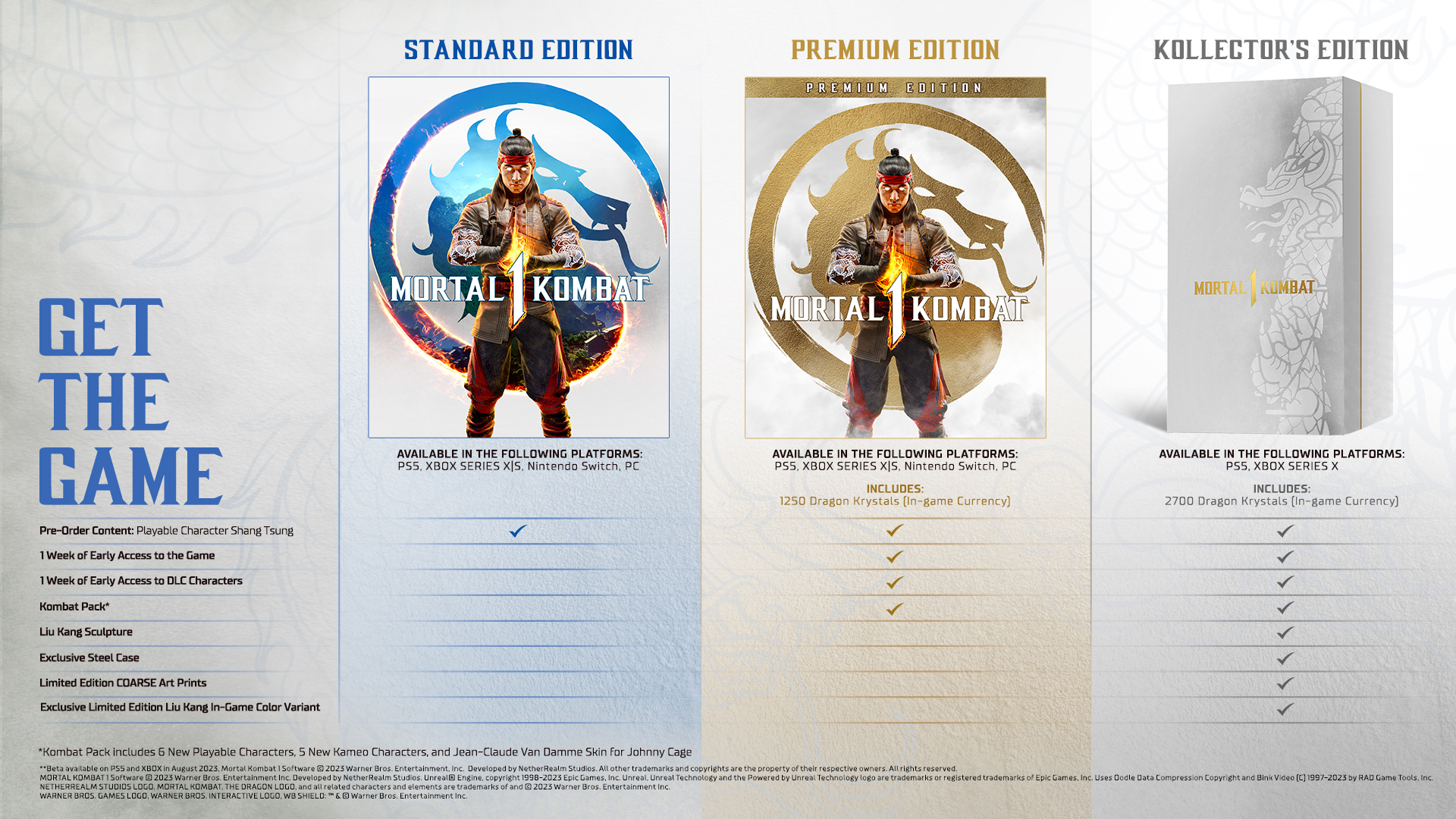 Mortal Kombat Edition Mortal Kombat Details - 1 Kollector\'s Online