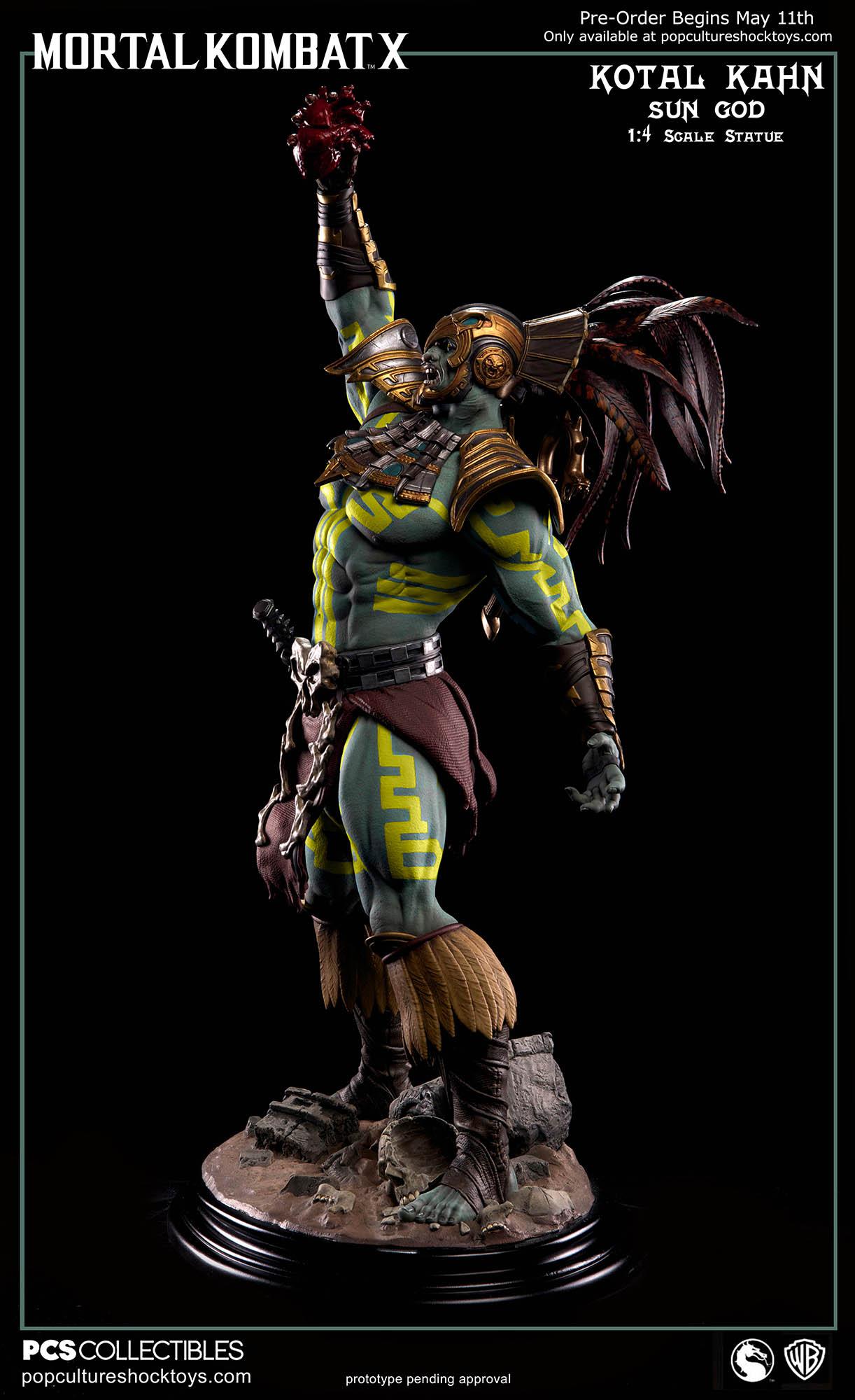 Pop Culture Shock] Mortal Kombat X: Kotal Kahn 1:4 scale