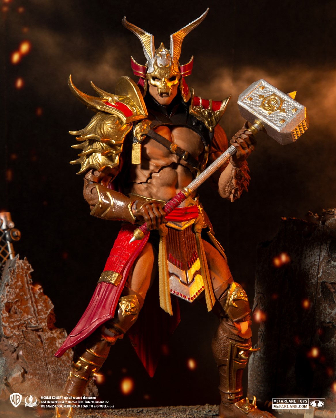 Mortal Kombat - Shao Kahn and Liu Kang Variants by McFarlane Toys - The  Toyark - News