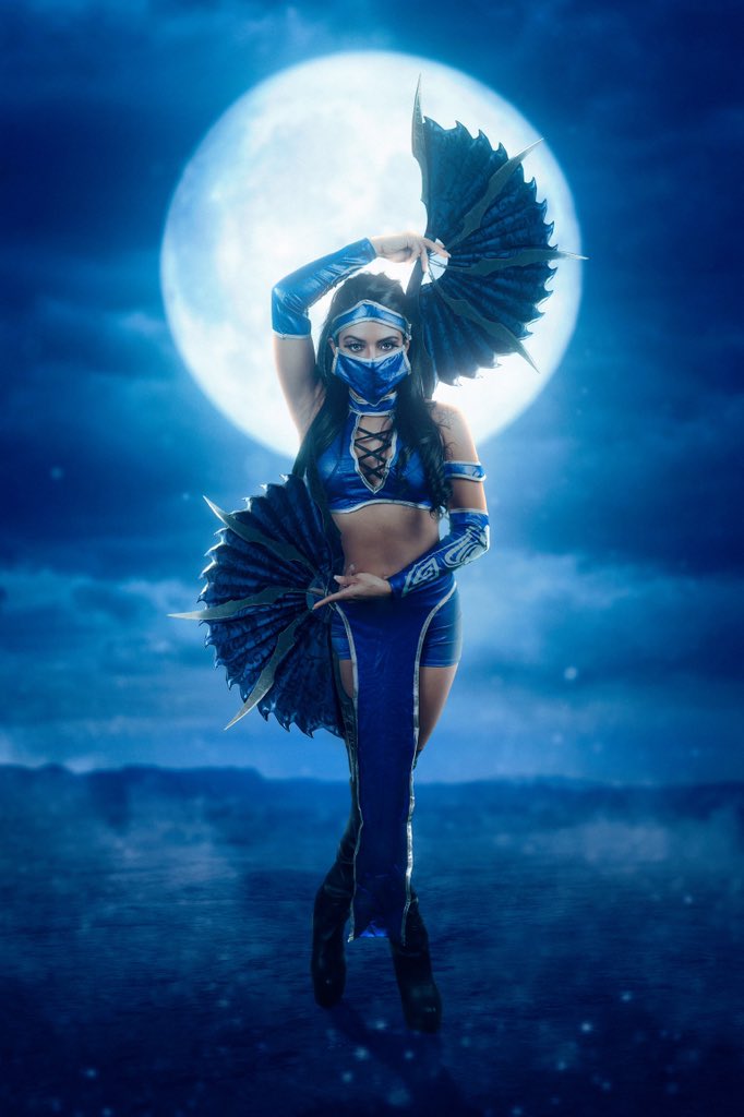 mortal kombat kitana cosplay costume